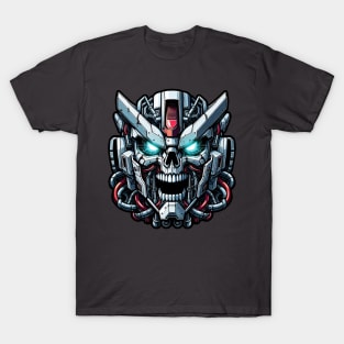 Biomech Skull S01 D70 T-Shirt